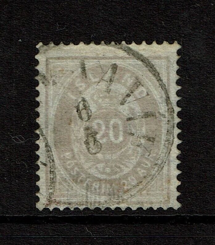 Iceland SC# 13a, Used, some minor toning - S9885