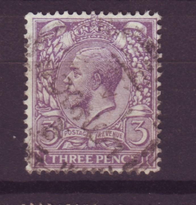 J13824 JLstamps 1912-3 great britain used #164 KGV