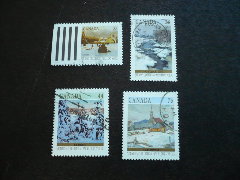 Stamps - Canada - Scott# 1256-1259 - Used Set of 4 Stamps