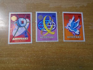 Aitutaki  #  312-14   MNH