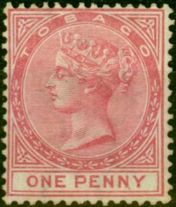 Tobago 1879 1d Rose SG1 Fine Unused