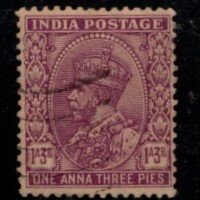 India - #136 George VI - Used