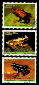 Costa Rica #382-384 used