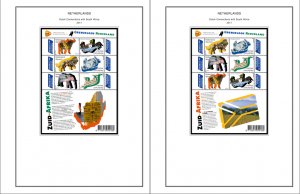 COLOR PRINTED NETHERLANDS 2011-2020 STAMP ALBUM PAGES (159 illustrated pages)