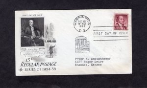 1046 John Jay, FDC ArtCraft addressed