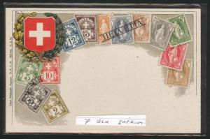 Switzerland Ottmar Zieher Flat stampcard Munich No. 7