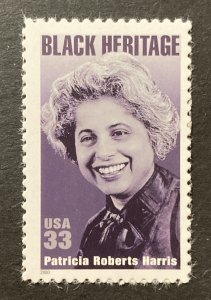 U.S. 2000 #3371, Patricia Roberts Harris, MNH.