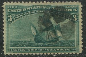 232 3c Columbian Used