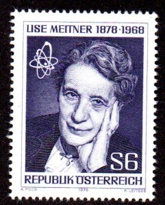 AUSTRIA 1093 MH BIN $1.00 SCIENCE
