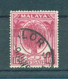 Malaya - Kedah sc# 69 (2) used cat value $.25