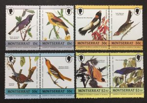 Montserrat 1985 #580-3, Audubon Birds, MNH.