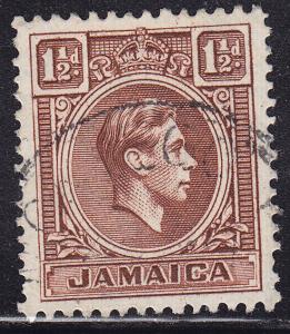 Jamaica 118 USED 1938 King George VI 1½d