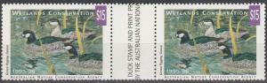 Australia 1995 Wetlands Conservation Gutter Pair MNH (S1890)