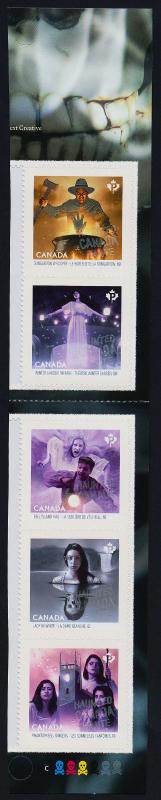 Canada 2936-40 MNH Haunted Canada