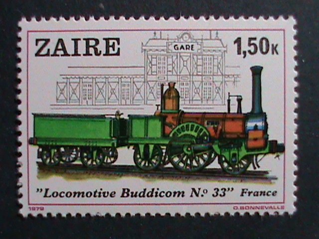 ​ZAIRE-1980 SC# 935-42-WORLD FAMOUS TRAINS -MNH  SET VERY FINE