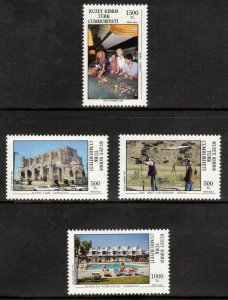 TURKISH CYPRUS 1992 Tourism; Scott 322-25, SG 330-33; MNH