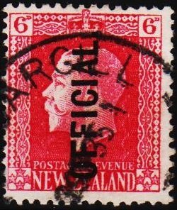 New Zealand. 1915 6d(Official) S.G.O102  Fine Used