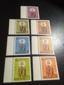 Afghanistan sc 553-555,557,558,560,561 MNH