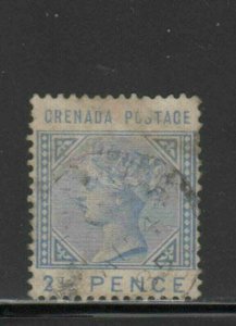 GRENADA #22 1883 2p QUEEN VICTORIA F-VF USED b