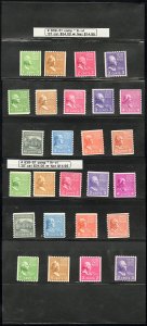 US Stamps # 839-51 MLH F-VF Prexy Lot Of 15 Sets Scott Value $520.00