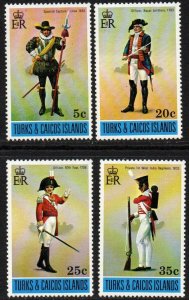 Turks & Caicos Islands Sc #299-302 MNH