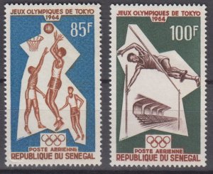 1964 Senegal 288-289 1964 Olympic Games in Tokio 6,00 €