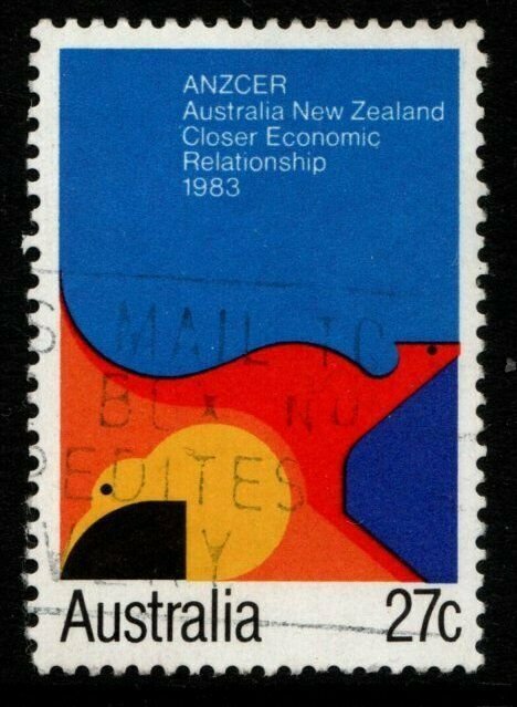 AUSTRALIA SG881 1983 ECONOMIC RELATIONSHIP AGREEMENT WITH NEW ZEALAND FINE USED 