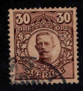 SWEDEN Scott 86 used 1910 stamp