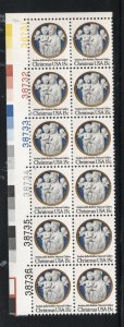 ALLY'S US Plate Block Scott #1768 15c Christmas Madonna [12] MNH F/VF [FP-100b]