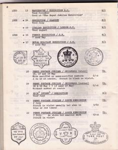 Book - Special Events Postmarks of United Kingdom 1851-1963