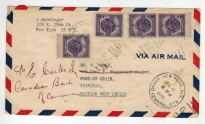 940 HONORABLE DISCHARGE 1946 FOREIGN DESTINATION TRINIDAD WEST INDIES Backstamp