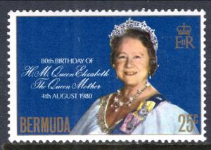 Bermuda 401 Queen Mother MNH VF