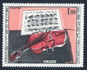 France 1117 block/4,MNH.Michel 1529. The Red Violin,by Raoul Dufy.1965.