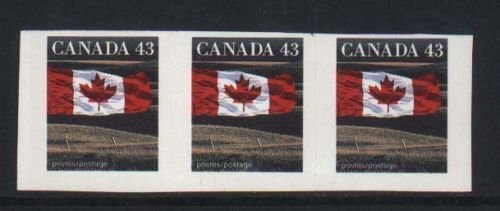 Canada #1359i VF/NH Imperf Strip Of Three