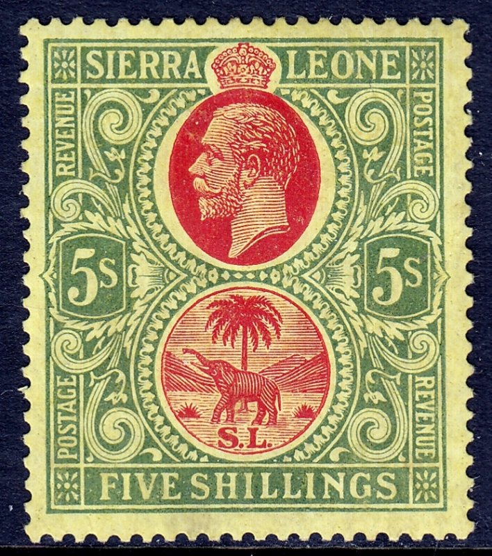 Sierra Leone - Scott #136 - MH - Light crease UL corner - SCV $9.00