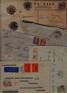 Netherlands Indie 8 covers/cards pre-1940. mixed condition (21)