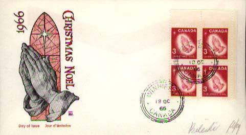 Canada, First Day Cover, Christmas