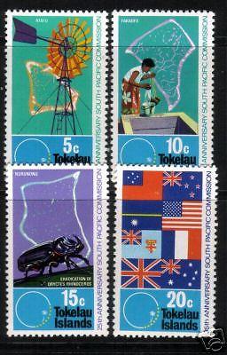  TOKELAU 1972 SOUTH PACIFIC COMMISSION SET