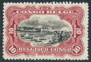 Belgian Congo, Sc #61a, 10c MH