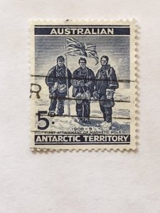 Australia–1961–Single “Australian Antarctic Terr.” Stamp–SC# L6-Used
