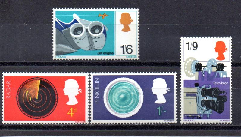 Great Britain 518-521 MNH