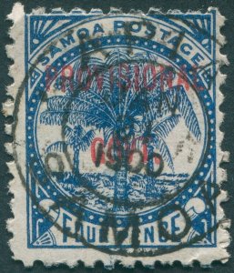 Samoa 1899 4d deep blue Provisional Govt SG93 used