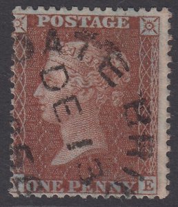 SG 29 1d red-brown plate 33. 1858 Town CDS. Nice deep colour