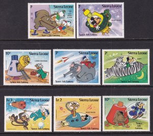 Sierra Leone 601-608 Disney's MNH VF