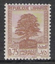 Lebanon #138A Cedar MNH