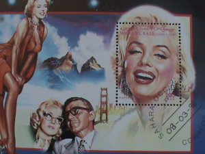 ​SAHARA-STAMP- 1996-MARILYN MONROE MINT NOT HING S/S SHEET. LAST ONE