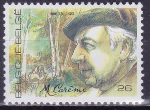 Belgium, 1986, Maurice Careme, #1257, MNH,++