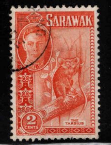 SARAWAK Scott 181 Used 1950 Tarsius stamp