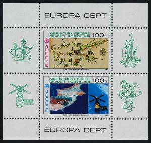 Turkish Republic of Northern Cyprus 127 MNH - EUROPA, Map