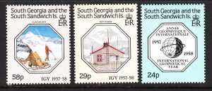 South Georgia 124-126 MNH VF